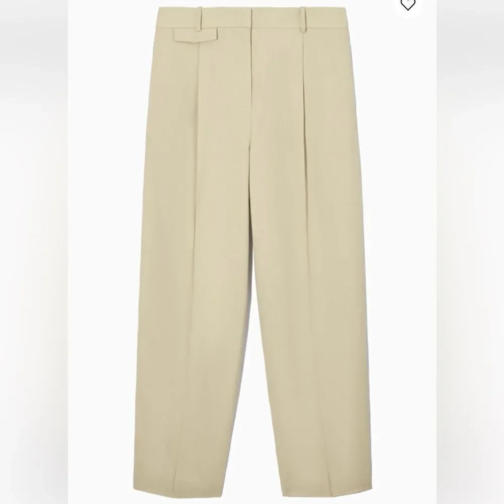 COS Relaxed Linen Blend Wide Leg Pants NWT